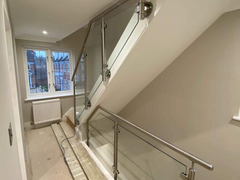 Glass Staircase and landing